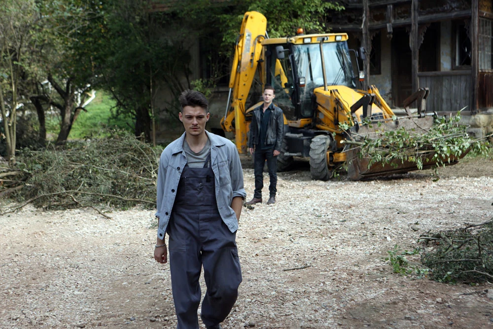 Tomasz Ziętek oraz Itay Tiran w filmie "Demon"