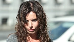 Agnieszka Dygant na planie filmu "Pitbull"