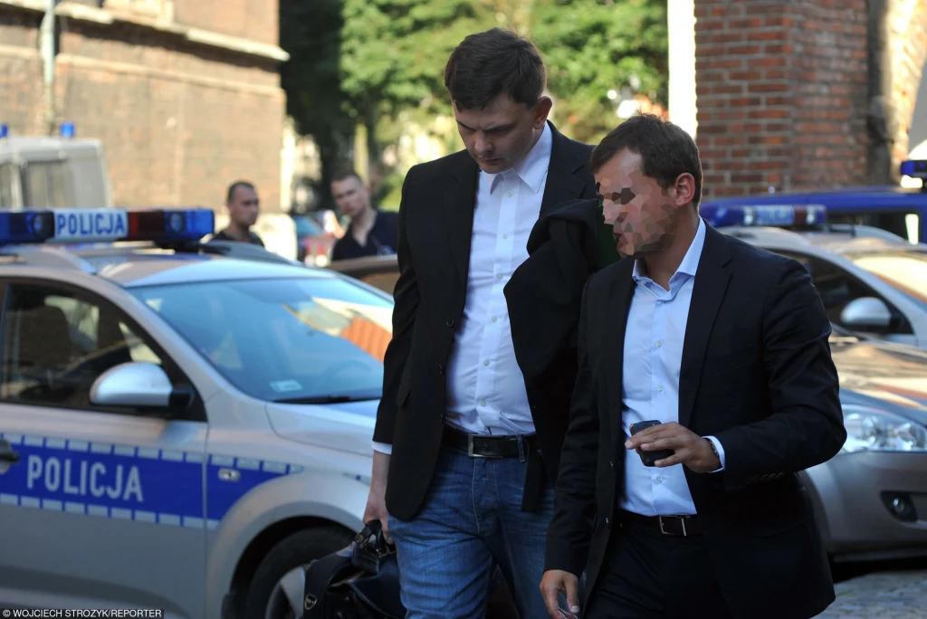 Marcin D. w towarzystwie swojego pełnomocnika Marcin D. w towarzystwie swojego pełnomocnika