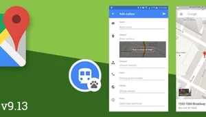 Mapy Google - aktualizacja do wersji 9.13