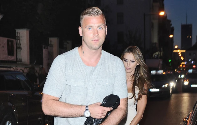 Artur Boruc z Sarą Mannei
