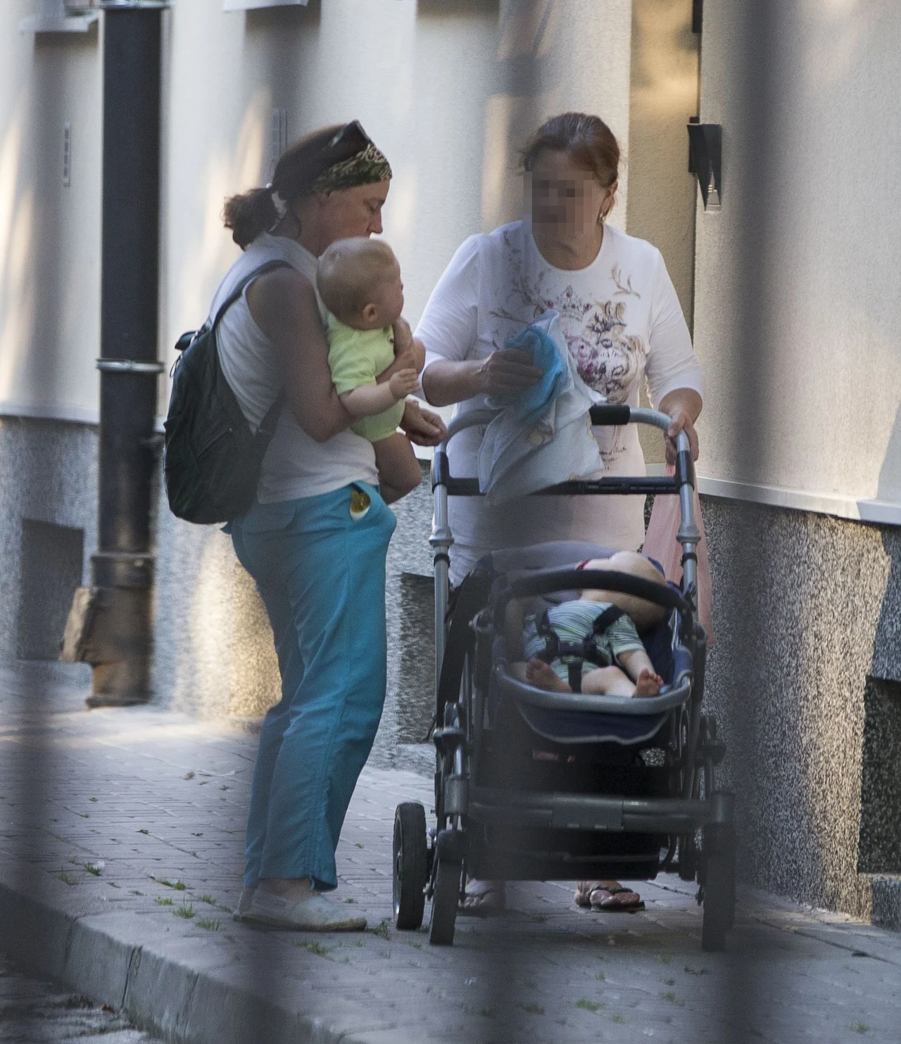 Barbara Sienkiewicz z bliźniakami Barbara Sienkiewicz z bliźniakami