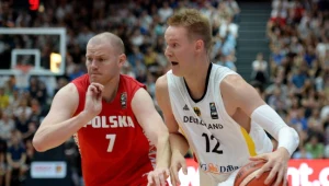 Damian Kulig (z lewej) w meczu reprezentacji Polski z Niemcami