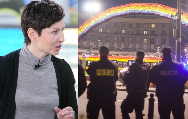 Renata Kim bardzo żałuje, że tęcza zniknęła z placu Zbawiciela