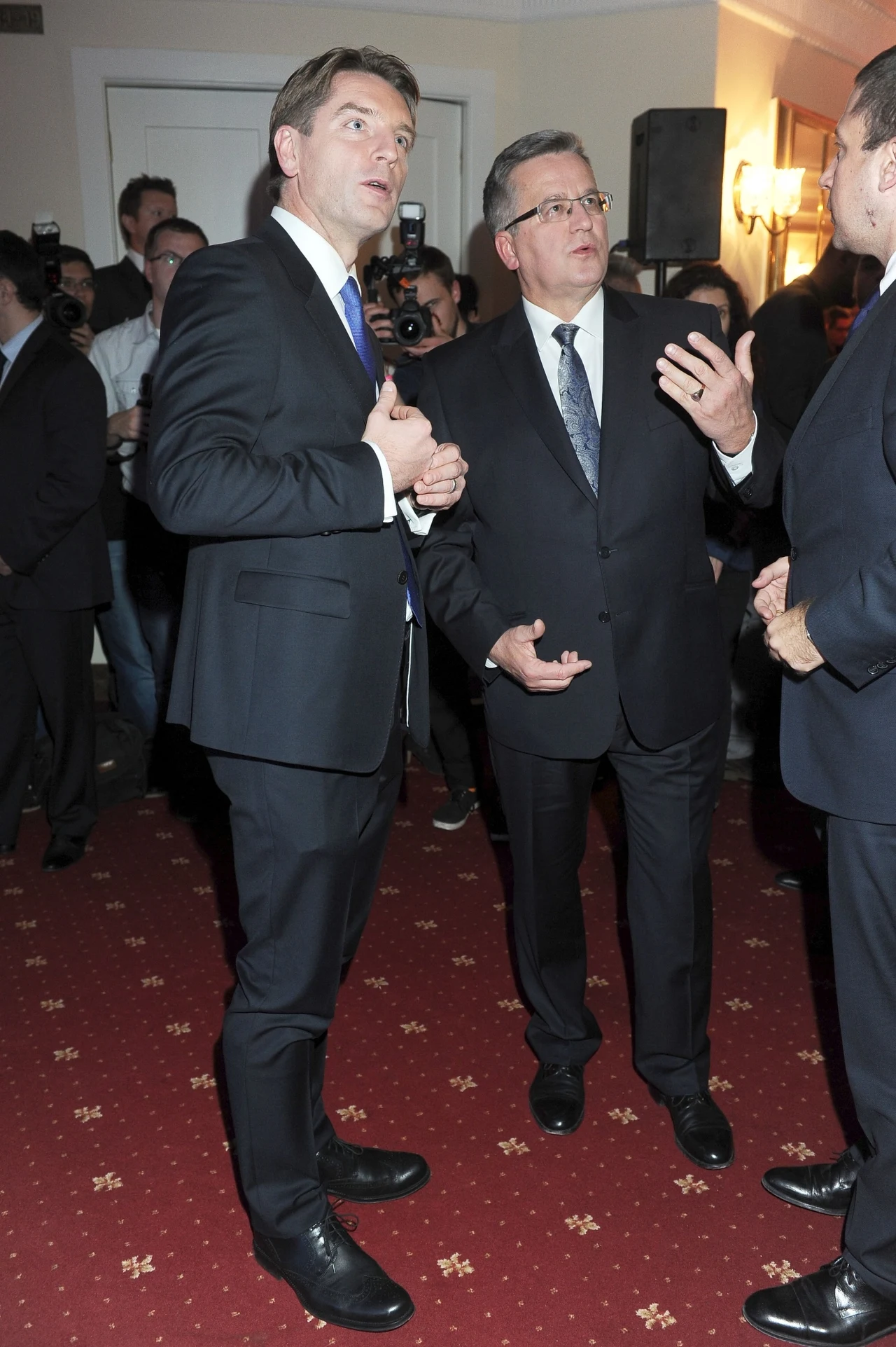 Tomasz Lis i Bronisław Komorowski Tomasz Lis i Bronisław Komorowski