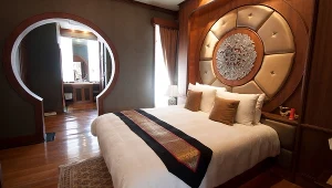 Sypialnia w luksusowym hotelu; zdj. ilustracyjne