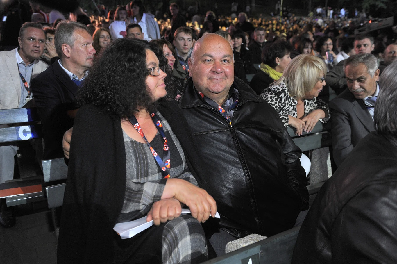 Rudi Schuberth z żoną Rudi Schuberth z żoną