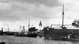 Port w Wolnym Mieście Gdańsku (zdjęcie z lat 20. XX w.)