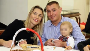 Sylwia Gruchała, Marek Bączek z córką Julią