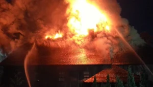 Pożar kościoła w Łodzi