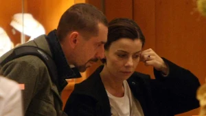 Agata Kulesza z mężem Marcinem