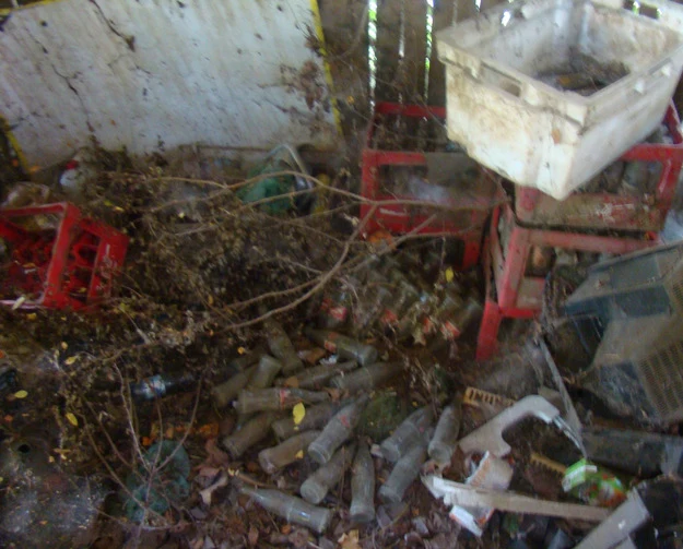 Przydomowa szopa to dziś śmietnik Przydomowa szopa to dziś śmietnik