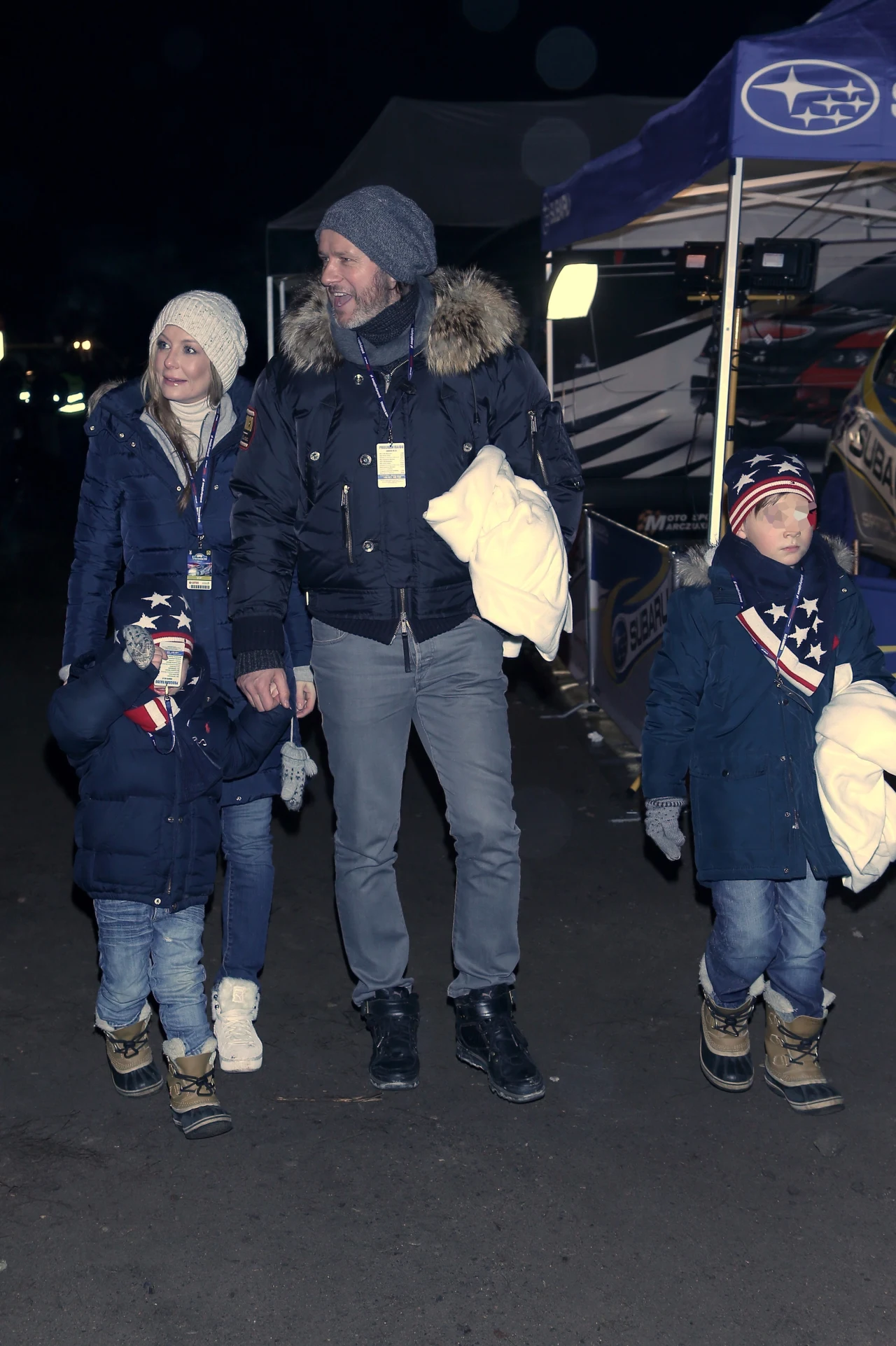 Małgorzata Rozenek i Radosław Majdan z dziećmi Małgorzata Rozenek i Radosław Majdan z dziećmi