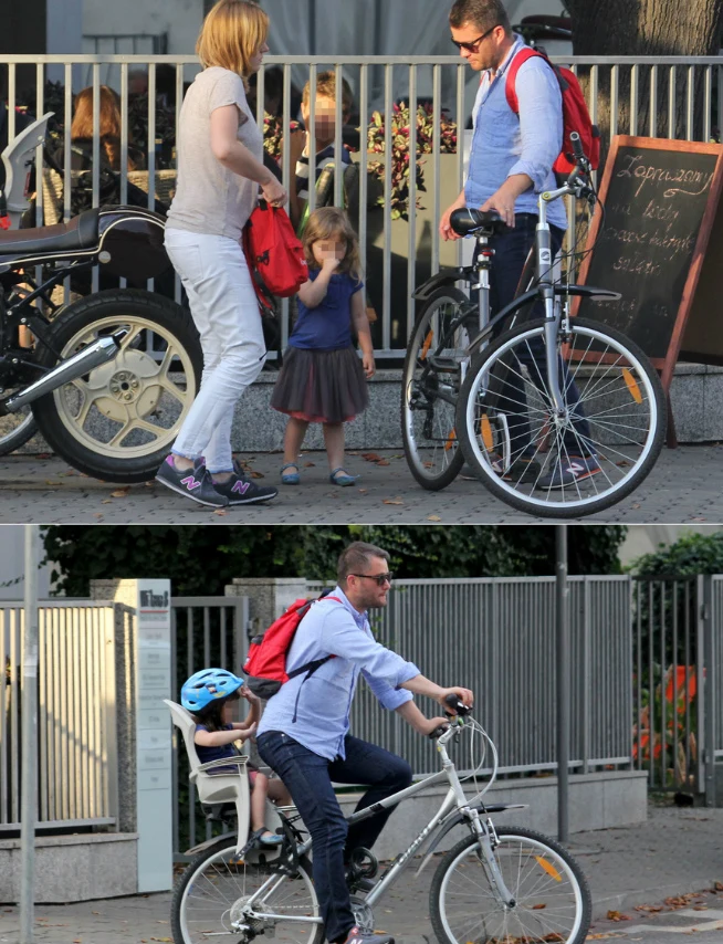 Jarosław Kuźniar z rodziną