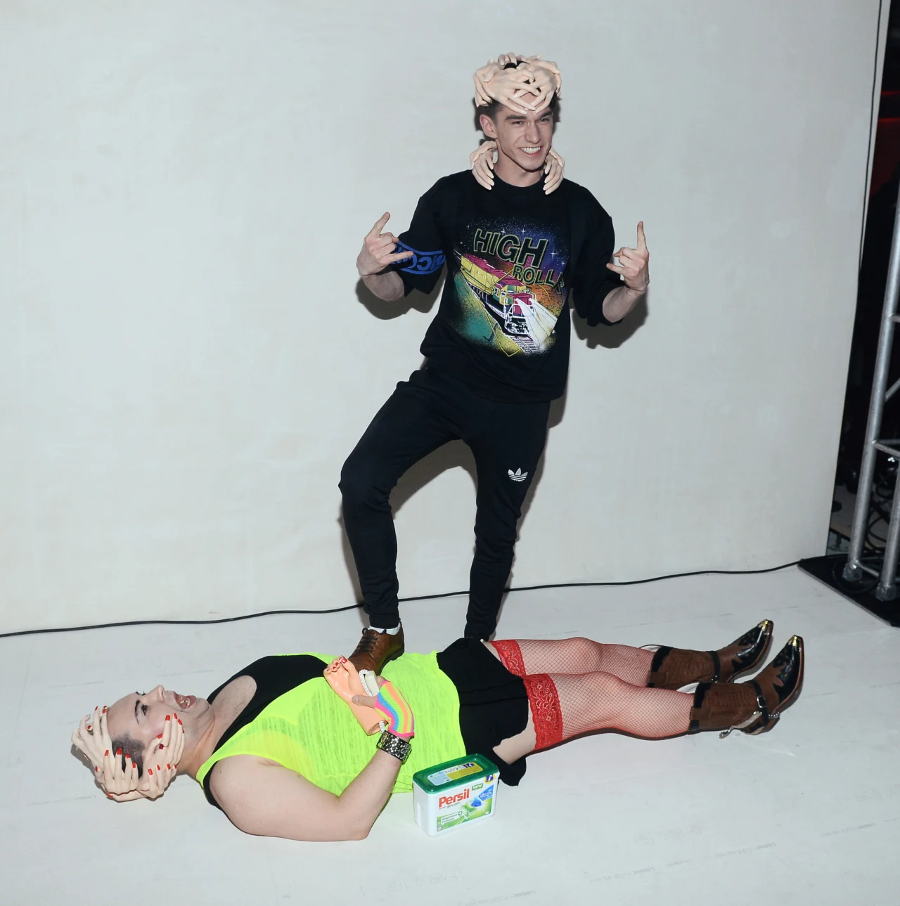 Michał Witkowski z jedną ze swoich "ślicznotek"