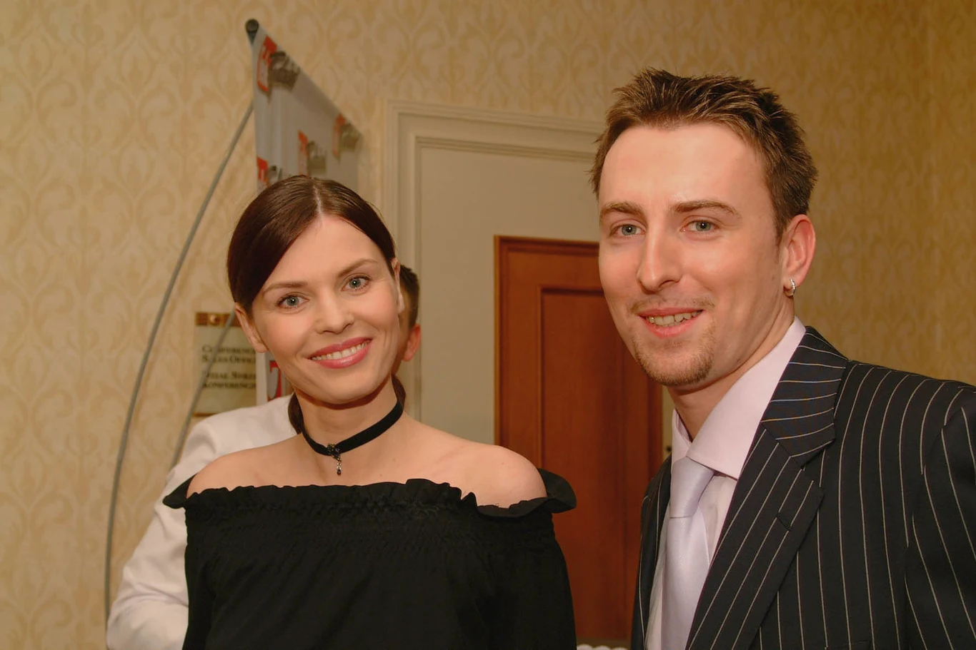 Renata Gabryjelska z byłym partnerem, Stanisławem Trzcińskim