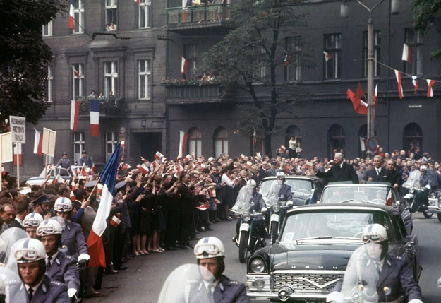 Charles de Gaulle podczas pobytu w Polsce Charles de Gaulle podczas pobytu w Polsce
