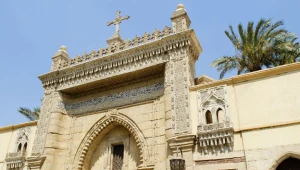 Kościół koptyjski w Kairze. Fotografia ilustracyjna 