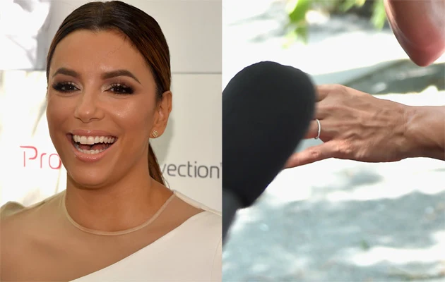 Eva Longoria pojawiła się na imprezie z obrączką na palcu Eva Longoria pojawiła się na imprezie z obrączką na palcu