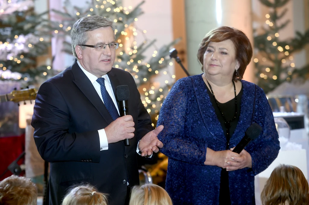 Bronisław Komorowski z żoną Bronisław Komorowski z żoną