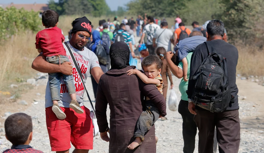 Imigranci na granicy grecko-macedońskiej Imigranci na granicy grecko-macedońskiej