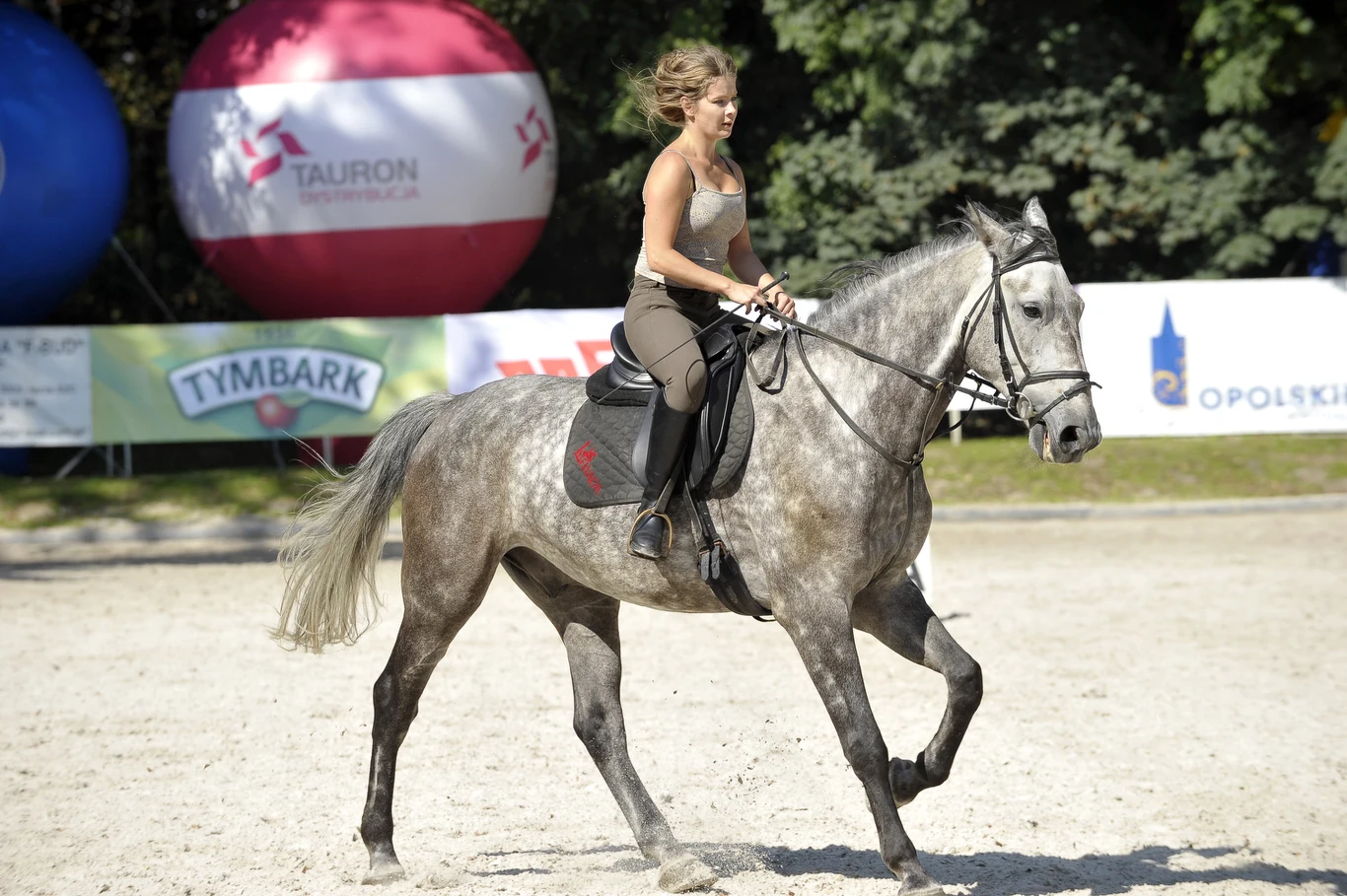 Anna Powierza jest jednym z najlepszych jeźdźców wśród aktorów Anna Powierza jest jednym z najlepszych jeźdźców wśród aktorów