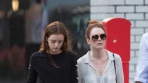 Julianne Moore z rodziną