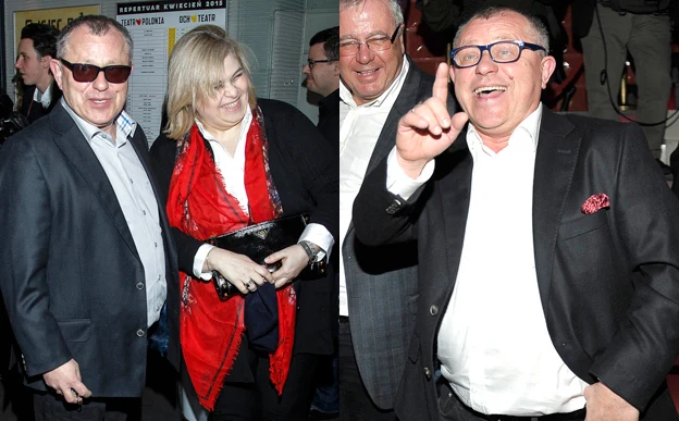 Tadeusz Chudecki z żoną Justyną