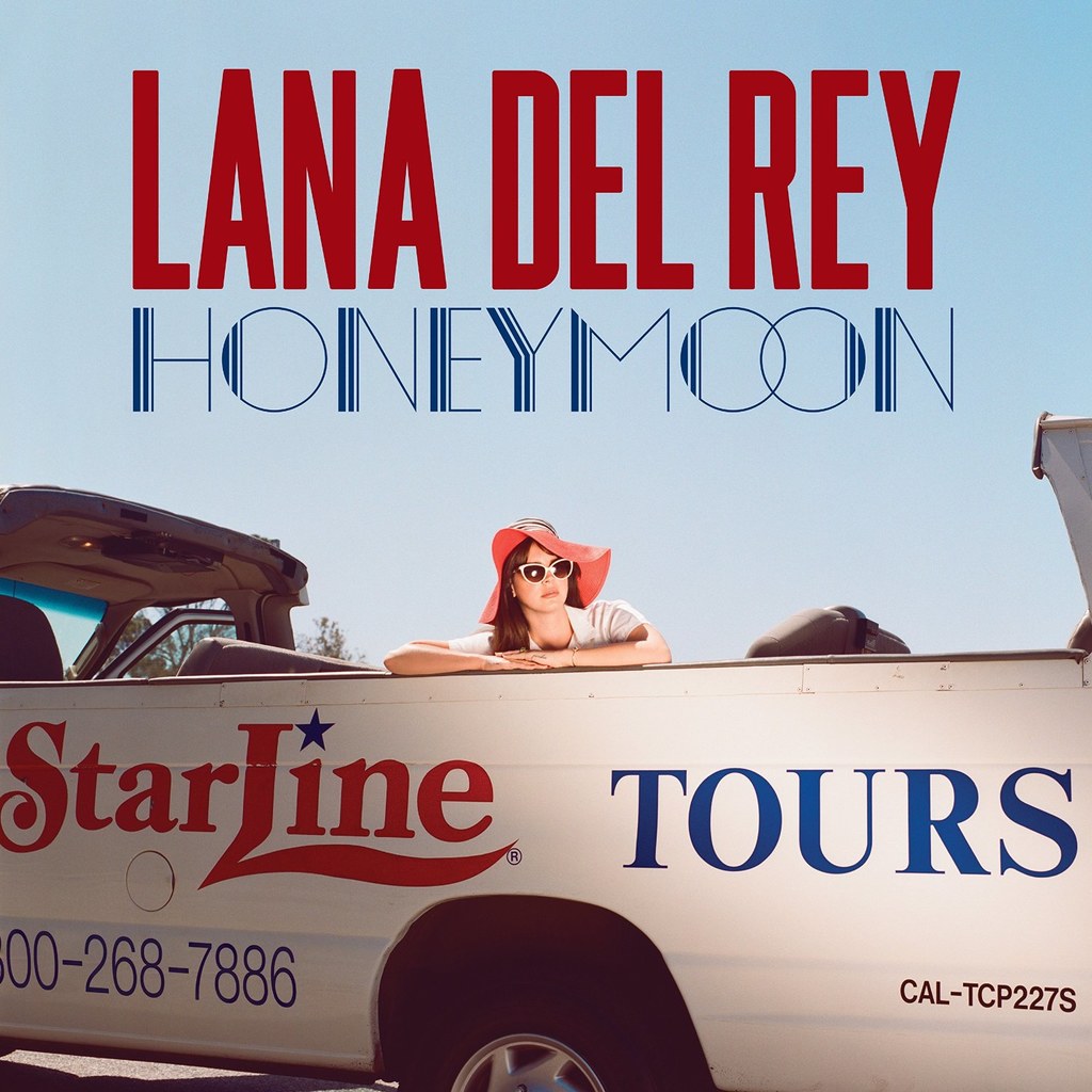 Lana Del Rey na okładce płyty "Honeymoon"