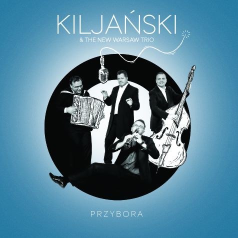 Krzysztof Kiljański i The New Warsaw Trio na okładce płyty "Przybora"