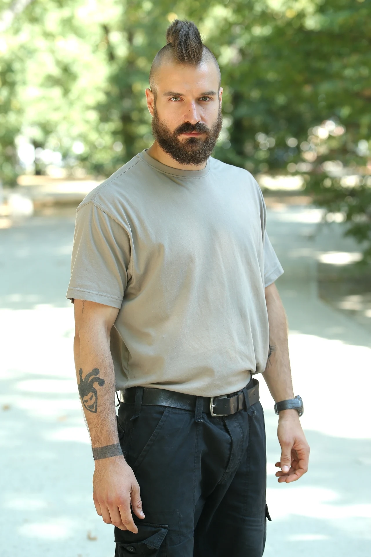 Piotr Stramowski na planie "Pitbulla" Piotr Stramowski na planie "Pitbulla"