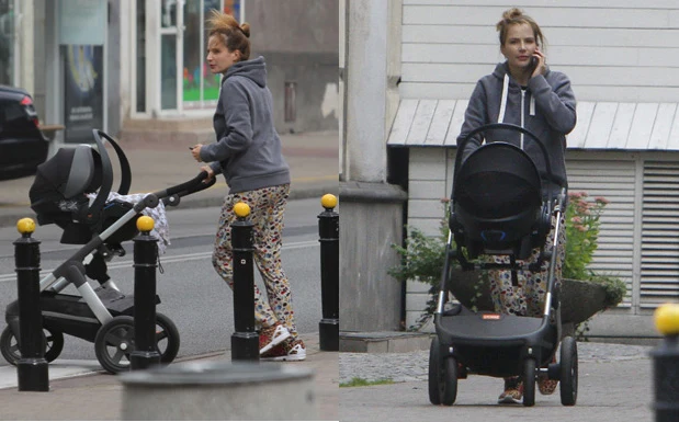 Anna Dereszowska z synem Anna Dereszowska z synem