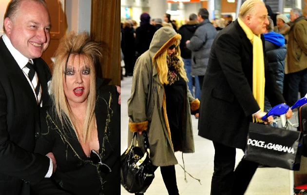 Maryla z mężem Maryla z mężem