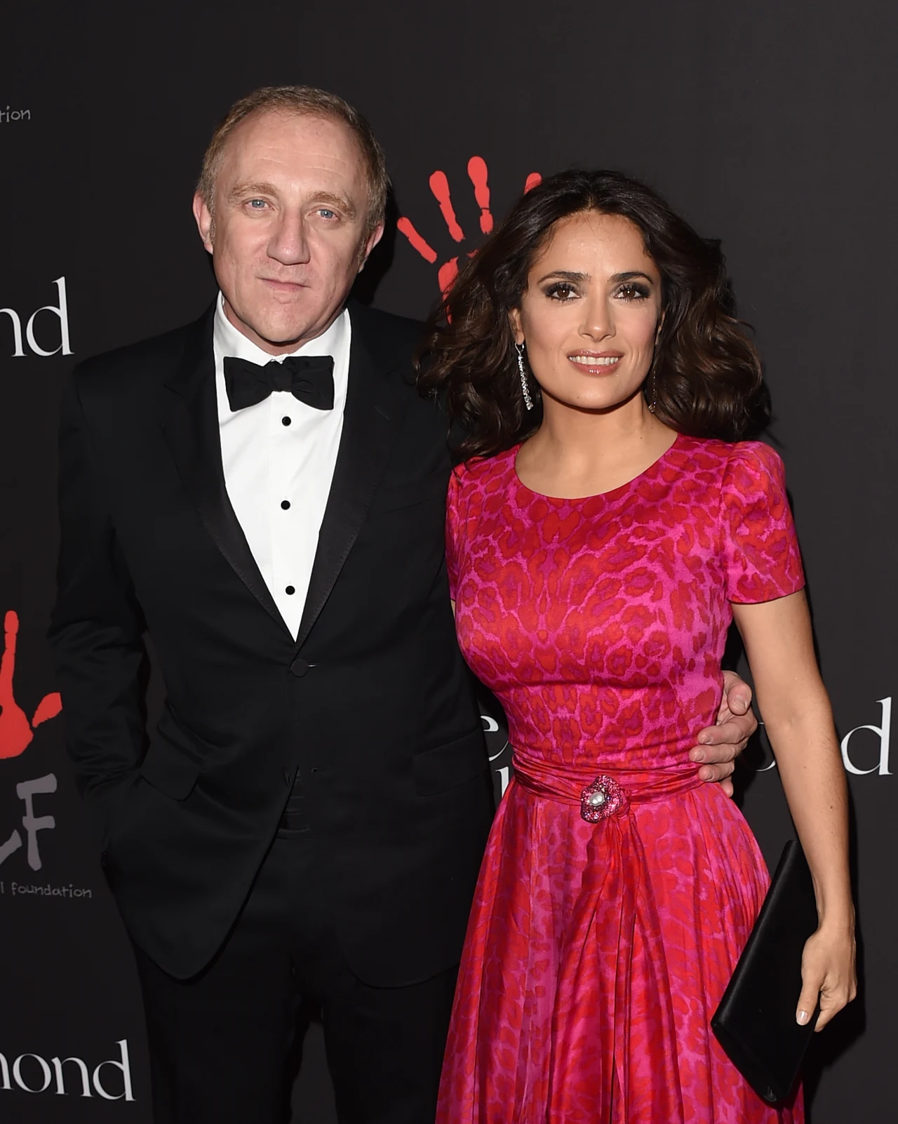 Salma Hayek z mężem Salma Hayek z mężem