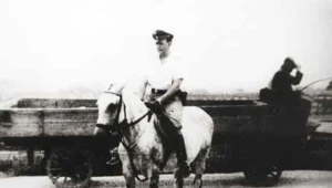 SS-Hauptsturmführer Amon Göth, komendant niemieckiego obozu koncentracyjnego w Płaszowie