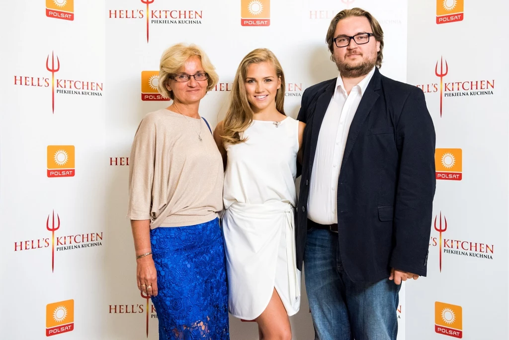 Agnieszka Kaczorowska z mamą i bratem w "Hell's Kitchen Agnieszka Kaczorowska z mamą i bratem w "Hell's Kitchen