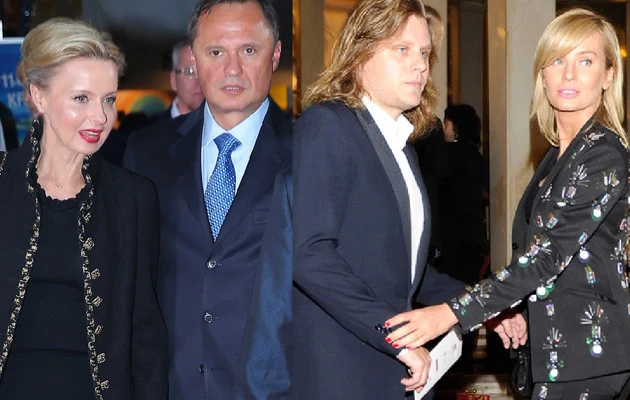 Jola Pieńkowska z Leszkiem Czarneckim i Aga Szulim z Piotrem 