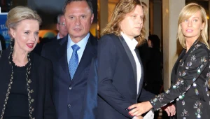 Jola Pieńkowska z Leszkiem Czarneckim i Aga Szulim z Piotrem 