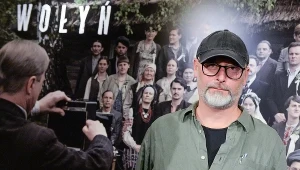 Wojtek Smarzowski z "Wołyniem" w tle