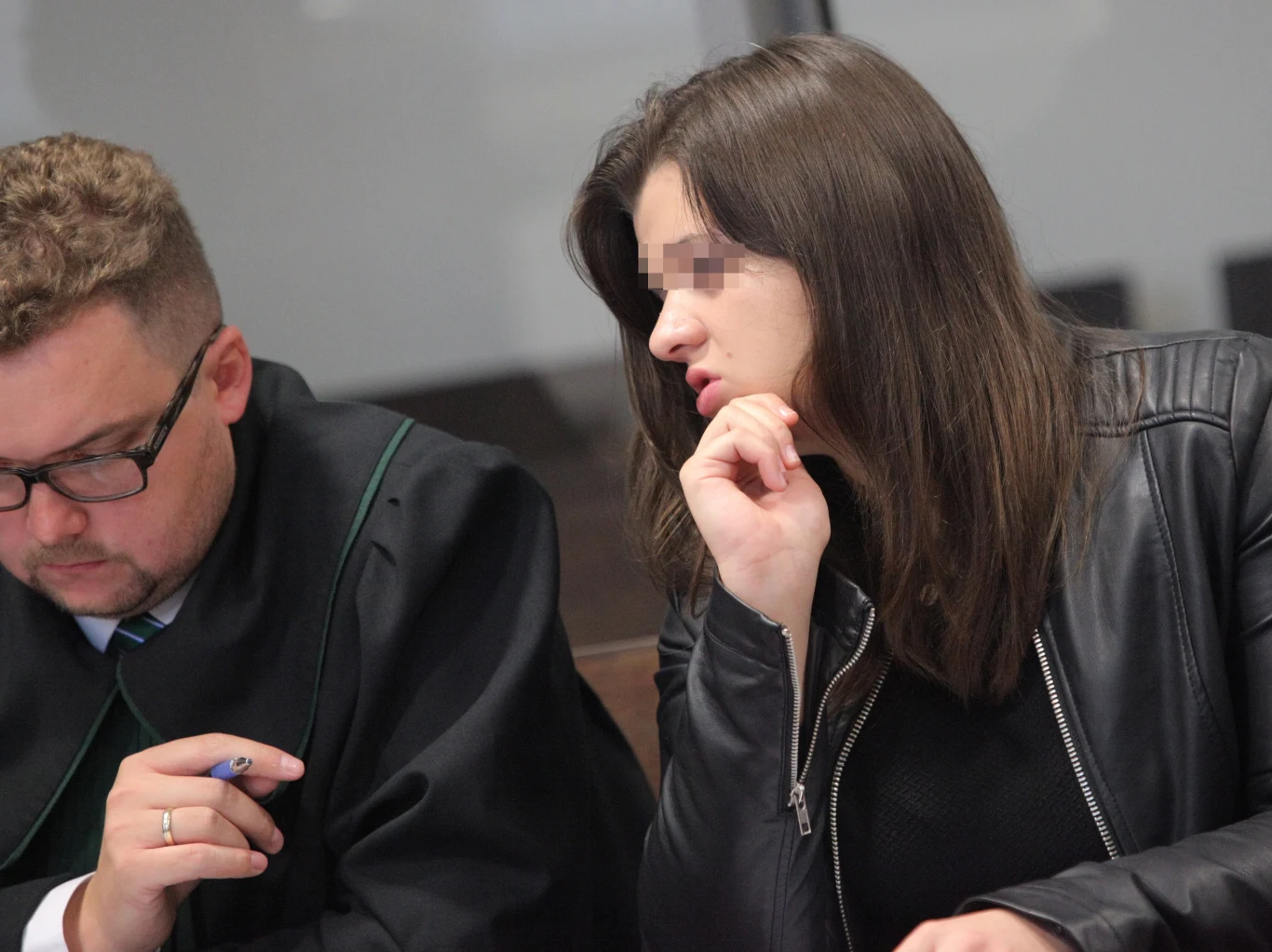 Zuzanna M. na sali sądowej żywo dyskutowała ze swoim obrońcą
