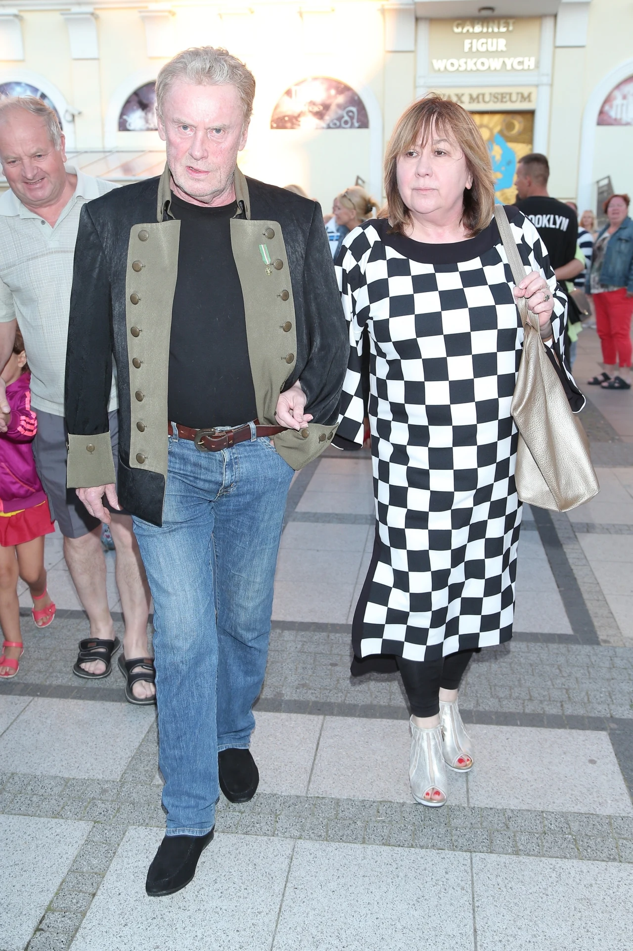 Daniel Olbrychski z żoną