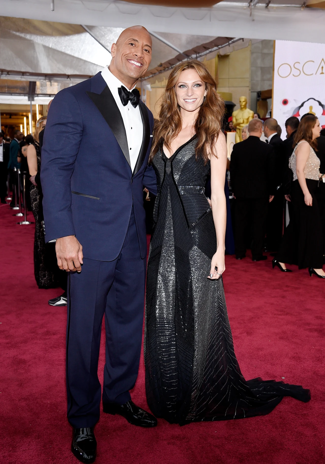 Dwayne Johnson z ukochaną Dwayne Johnson z ukochaną