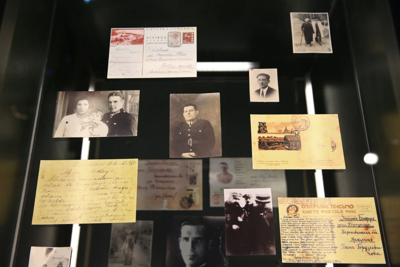 Fragment ekspozycji w Muzeum Katyńskim