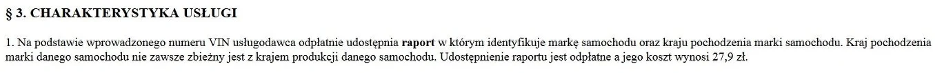 Wszystko jasne. Usługa wykonana