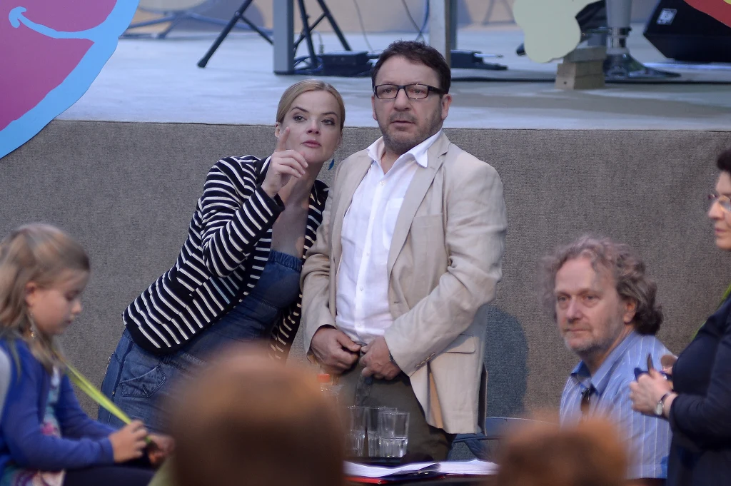 Monika Zamachowska z mężem Monika Zamachowska z mężem