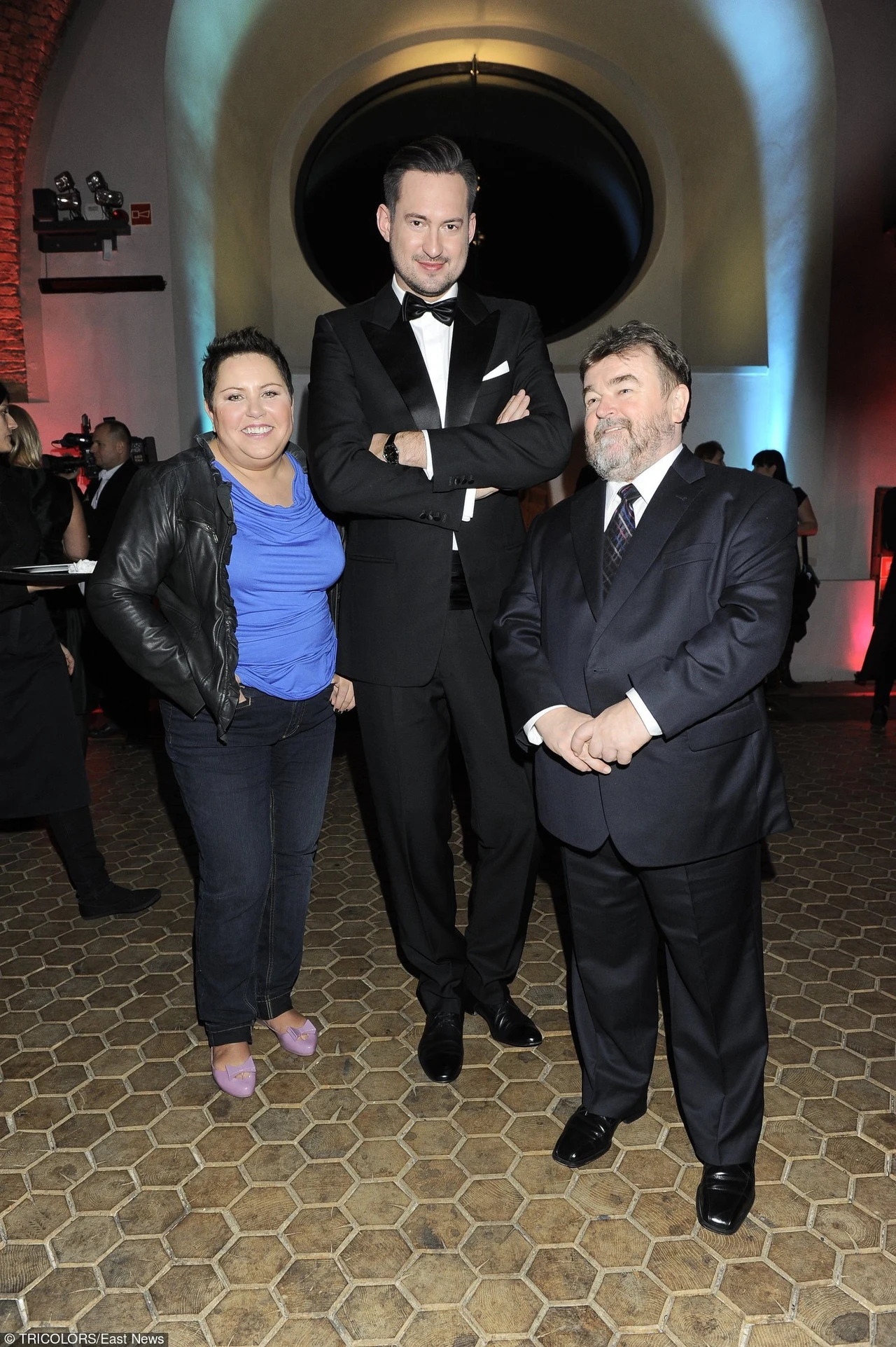 Wellman z Prokopem i Miszczakiem na balu TVN Wellman z Prokopem i Miszczakiem na balu TVN