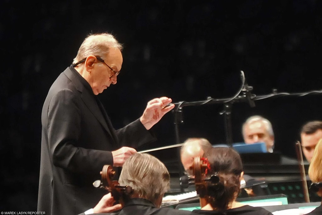 Ennio Morricone w lutym 2015 roku w Krakowie