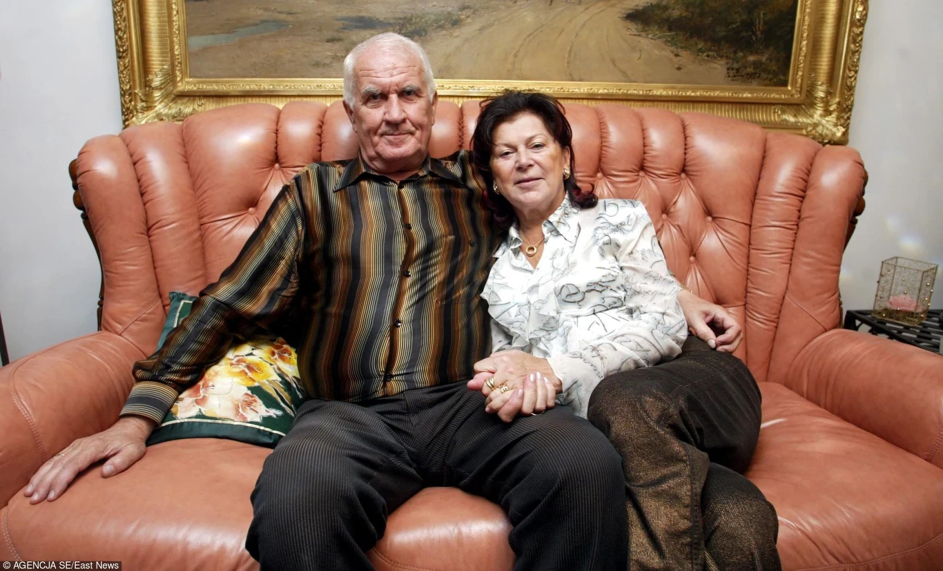 Ariadna Gierek z mężem Tadeuszem Łapińskim Ariadna Gierek z mężem Tadeuszem Łapińskim