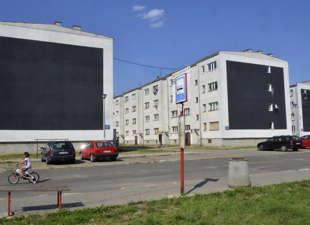 Bloki przy ul. Dudziarskiej w Warszawie