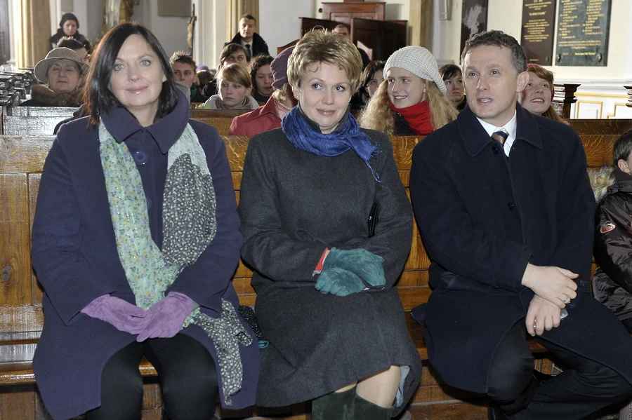 Hanna Mikuć na planie "M jak miłość"